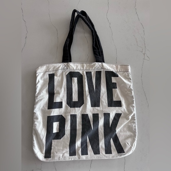 PINK Victoria's Secret Handbags - PINK by Victoria's Secret VS Love Tote Bag Vintage Retro Y2K Throwback
